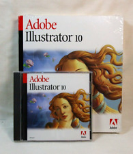 Adobe Illustrator 10 Original CD + Sealed manual Windows picture