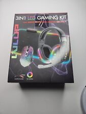LVLUP 3 In 1 LED Gaming Kit Mouse Headset Mouse Pad picture