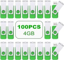 Green 100pcs USB 2.0 4GB Metal Swivel Flash Drives USB Memory Sticks Thumb Drive picture