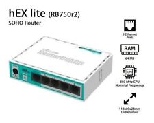 Mikrotik hEX Lite RB750r2 RouterOS L4, 64Mb RAM, 850Mhz CPU (Replace RB750) picture