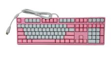 Manbala Pink Wired Mechanical Keyboard, 108 Key Gaming Keyboard Comfort Keycap, picture