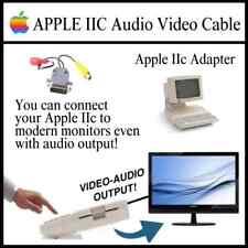 Apple II IIc adapter cable Audio Video LCD RGB out connector modern Displays picture