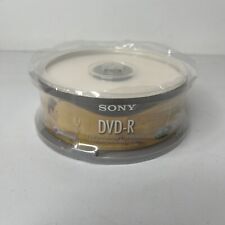 Sony DVD R 25 Pack Spindle 16x 4.7GB Disc New Sealed picture