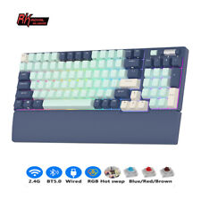 RK Royal Kludge 16 Styles Wireless 2.4G-BT-USB-C Mechanical Gaming Keyboard  picture