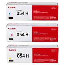 Canon 054H Cyan/Magenta/Yellow High Yield Toner Cartridges Combo, Pack Of 3 picture