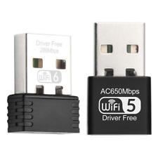 650Mbps Mini USB Wifi Adapter wireless Network Card 802.11AC Dual Band  2.4G/5G picture