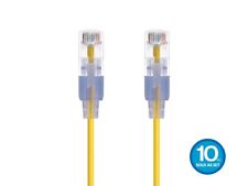Monoprice Cat6A Ethernet Patch Cable - 5 feet Yellow | Snagless RJ45 550Mhz UTP picture