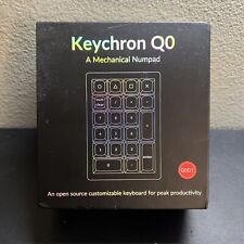 Keychron Q0 Wired Mechanical Keyboard Q0D1 Grey Red Switch Open Box picture