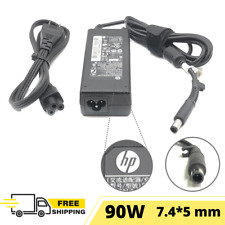 90W Genuine HP AC Power Adapter for EliteBook Laptop 8560p 8570p w/Cord picture