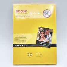 NEW Kodak Ultra Premium Photo Paper 5x7 High Gloss 20 Sheets SEALED 1801711  picture