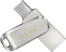 SanDisk 512 GB Ultra Duel Drive Luxe USB Type -C-SDDDC4-512GB-G46 Flash Drive .  picture