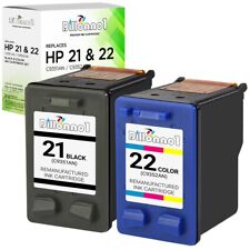 2PK For HP 21 22 XL Black Color Ink Combo For Deskjet 3910 3920 3930 3940 picture