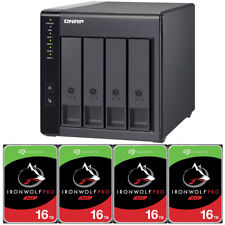 QNAP TR-004 DAS Storage 64TB (4 x 16TB) Ironwolf Pro Drives Assembled & Tested picture