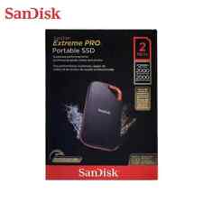 Sandisk 2TB Extreme External Solid State Drive V2, Black - SDSSDE61-2T00-G25 picture