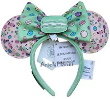 2023 Disney Parks Paris City Minnie Macaroon Loungefly Scented Ears Headband picture