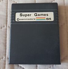 Super Games Original cartridge for Commodore 64/128 Genuine part picture