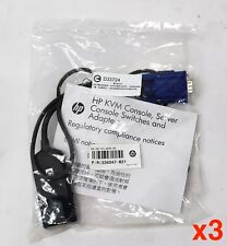 Lot of 3 New Genuine HP 336047-B21 KVM USB Interface Adapter Cable 520-341-511 picture