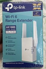 TP-LINK RE605X Wifi 6 Range Extender Dual Band White AX1800 New Sealed picture