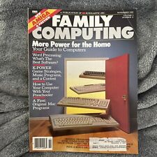 November 1985 Volume 3 No. 11 Family Computing Magazine, Commodore Amiga Preview picture