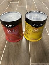 Bundle of Sony CD-R and DVD R  Discs 120 Min. and 80 Min. picture