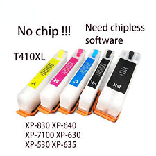 5 Pack For Epson 410XL Ink Cartridge For T410XL XP-830 XP-7100 XP-640 XP-530 picture