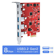 Inateck PCIe to USB 3.2 Gen 2 Expansion Card 8 Gbps 3 Type A & 2 Type C 5 Ports picture
