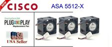 3 Pack New Replacement Fans for Cisco ASA 5512-X Satisfaction Guaranteed picture