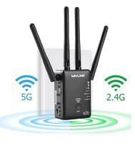 Wavlink AC1200 Dual Band WiFi Range Extender 2.4GB 5GB Wireless Router Black picture
