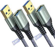 USB Extension Cable (6.6Ft/2M/10Gbps/100W), USB 3.0 Fast Transfer 2 Pack M2F picture