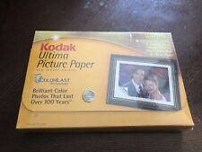 Kodak Ultima Picture Paper 4X6, 100 High Gloss Sheets New/Sealed picture