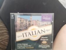 Learn Italian Now Transparent Language Learning Master Program 2-Disc PC CD-ROM  picture