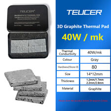 TEUCER 12pcs 40W/m.k 3D Graphite Thermal Pad 3090/3080 Memory Thermal Grease Pad picture