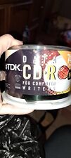 TDK DATA CD-R  48 CDS (NOT 100)  WRITABLE SURFACE  74 MIN.  READ picture