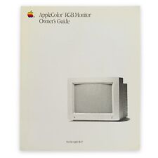 VTG 1989 Apple AppleColor RGB Monitor Owner's Guide . picture
