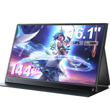 Used 16.1'' 144Hz Portable Gaming Monitor For Laptop 1080P FHD IPS Screen w/VESA picture