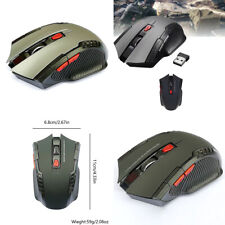 US 2-4 Pack 2.4GHz Wireless Gaming Mouse USB Receiver Optical Laptop Computer picture
