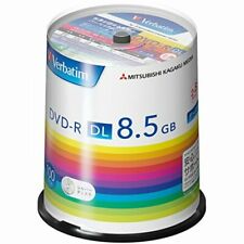 USED Verbatim DVD-R DL Data Discs DVD 8.5 GB 8x Speed Silver Surface 100pcs picture