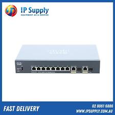 Cisco SG350-10P-K9 10 Port PoE Managed Switch  6MthWty TaxInv picture