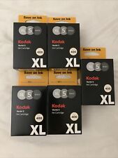 Lot Of 5 ~ Kodak Verite 5 XL Ink Cartridge Fast Drying Black Printer {SEALED} picture