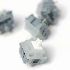 Hand Lubed & Filmed Gateron EF Grayish Tactile Mechanical Keyboard Switches picture