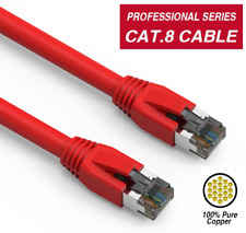 Cat8 S/FTP SSTP Cat.8 Shielded Ethernet Cable 1ft 2ft 3ft 5ft 10ft 15ft 25ft Lot picture