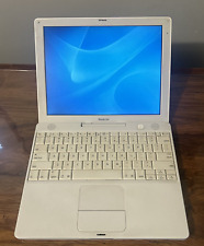 Apple White iBook G4 (A1054)  Working Condition  Mac OS X 1.2 ghz Used - READ picture