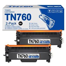 TN760 High Yield Toner Cartridge Replacement for Brother HL-L2325DW Printer 2BK picture