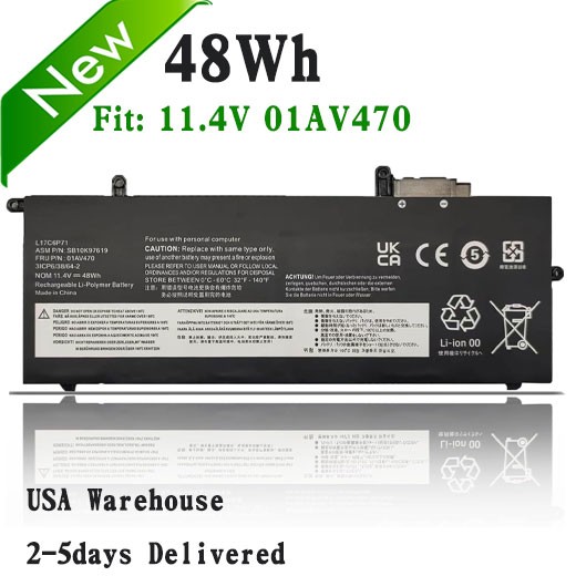 01AV470 01AV471 L17C6P71 L17M6P71 Laptop Battery For Lenovo ThinkPad X280 A285