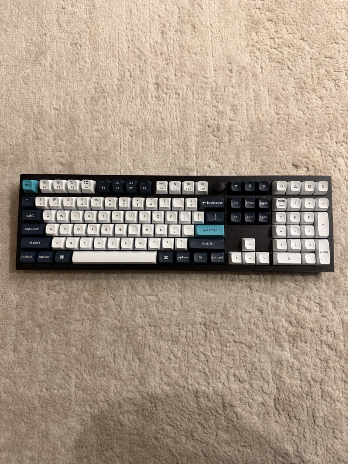Keychron Q6 Max Wireless RGB Gateron Banana Mechanical Keyboard Black