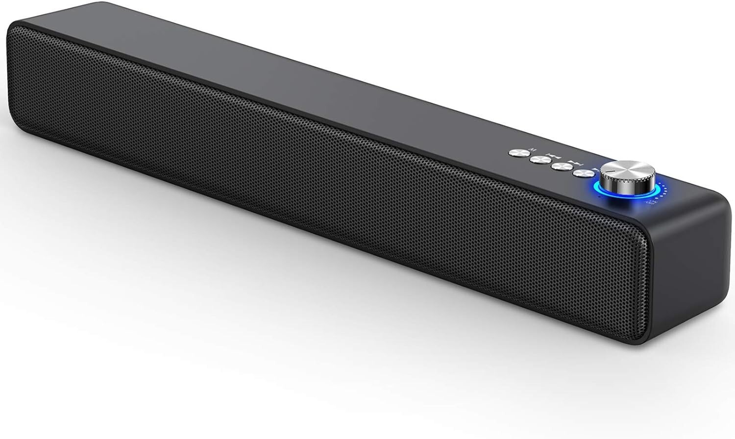 LENRUE A35 Bluetooth 5.0 PC Speakers with Wired/Wireless Connectivity (Black)