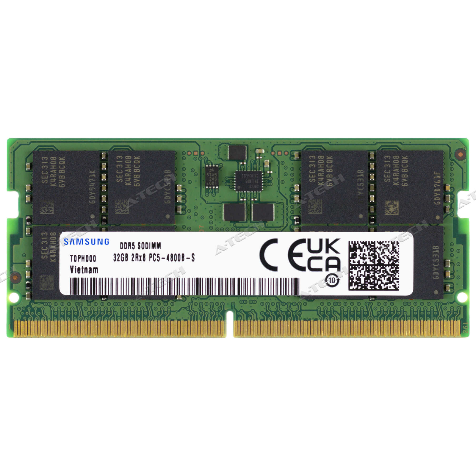 Samsung 32GB 2Rx8 PC5-4800 SODIMM DDR5-38400 Non-ECC Laptop Memory RAM 1x