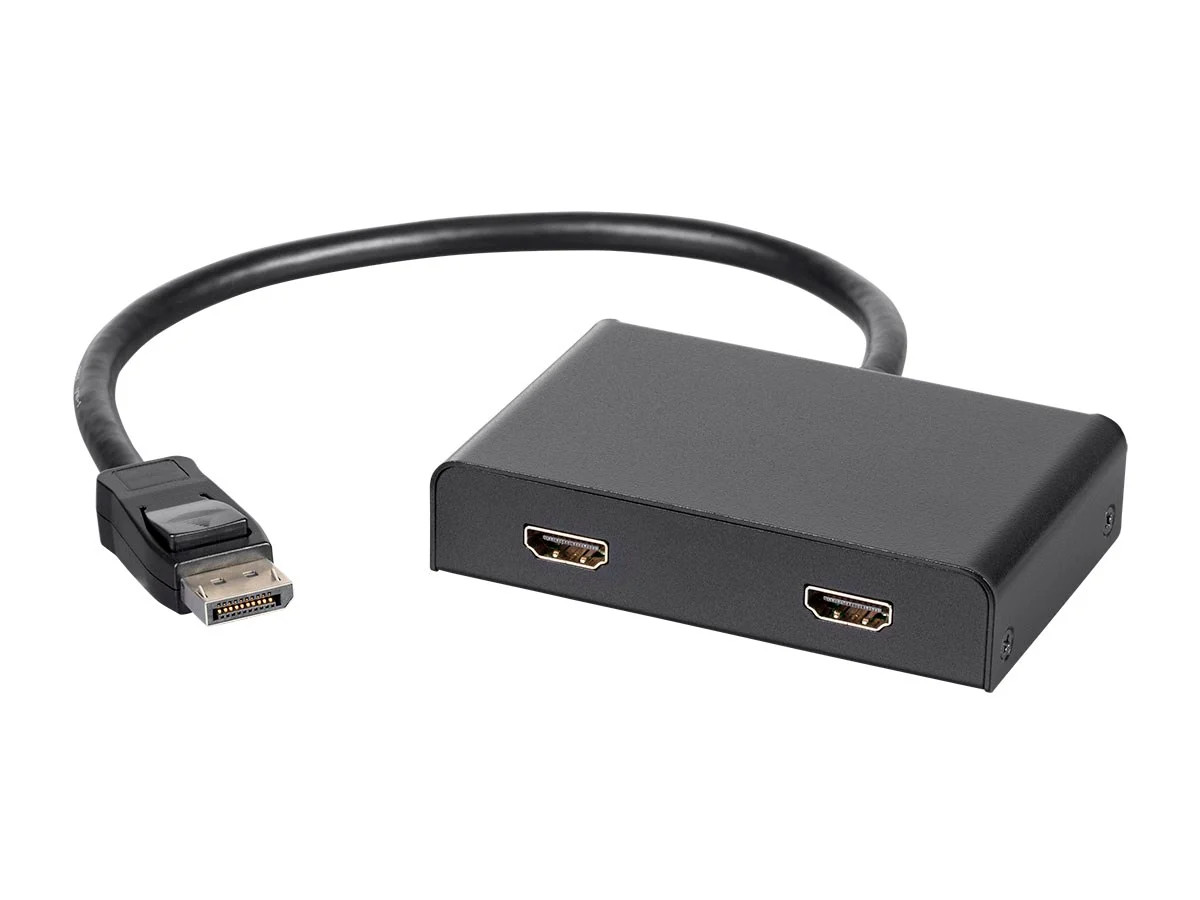 Monoprice 2-Port DisplayPort 1.2 to HDMI Multi-Stream Transport (MST)