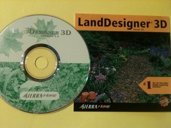 LandDesigner 3D Version 5.0 PC 2000 Sierra Windows 95/98/XP/7