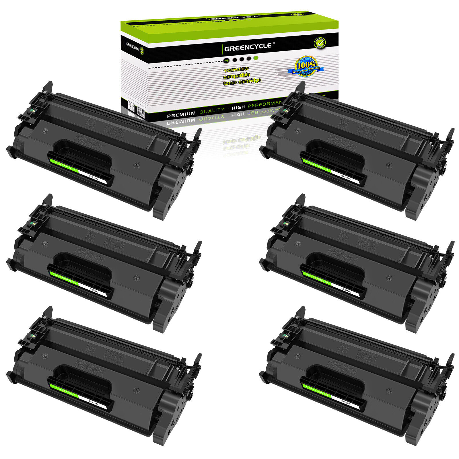 6PK Fit for HP CF226A 26A Toner LaserJet Pro M402 M402dne MFP M426 M426dw Print
